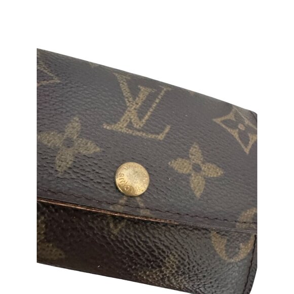 LOUIS VUITTON Vintage Logo Leather Logo Key Holder Case - Picture 4 of 8